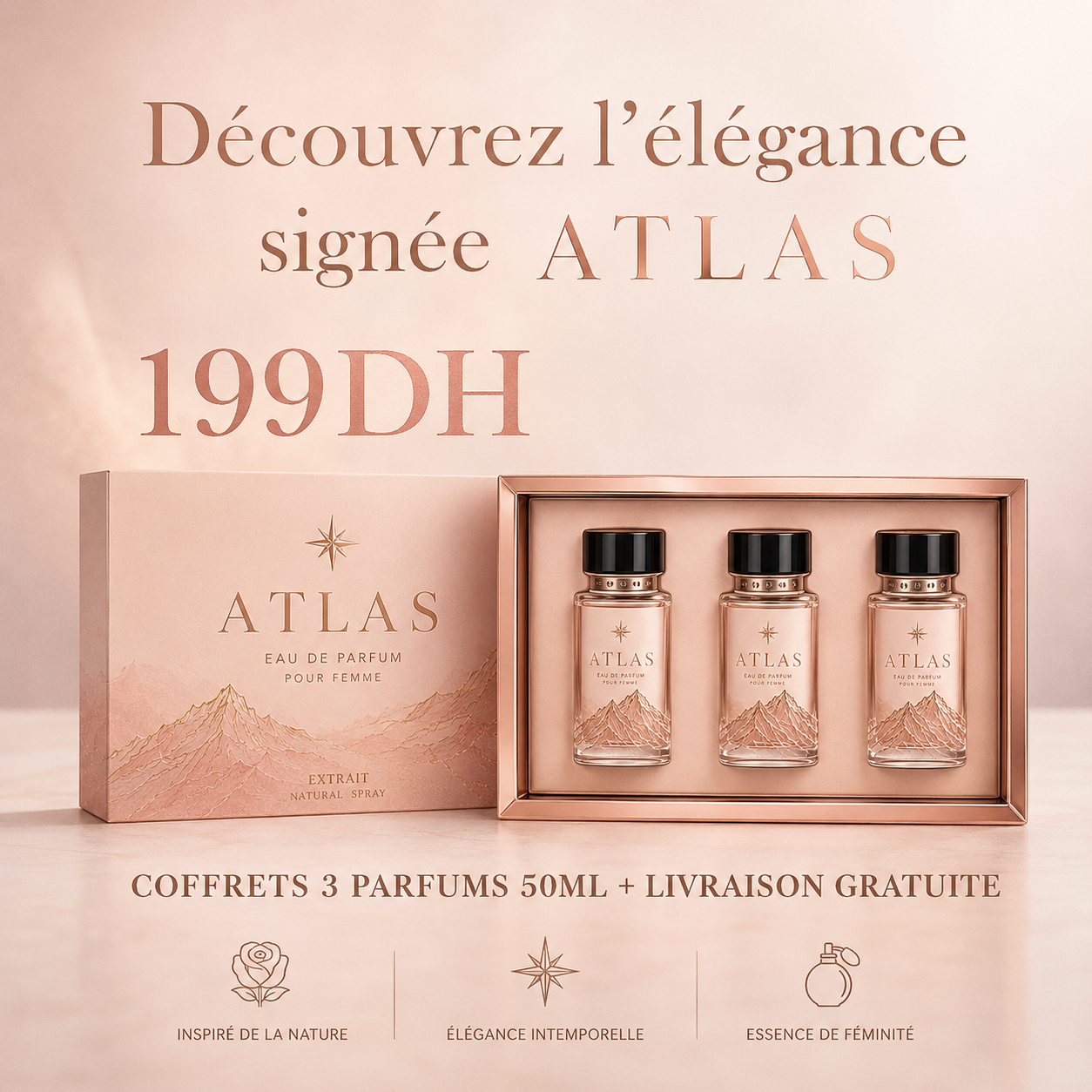 Pack 3 Parfums - 50ml
